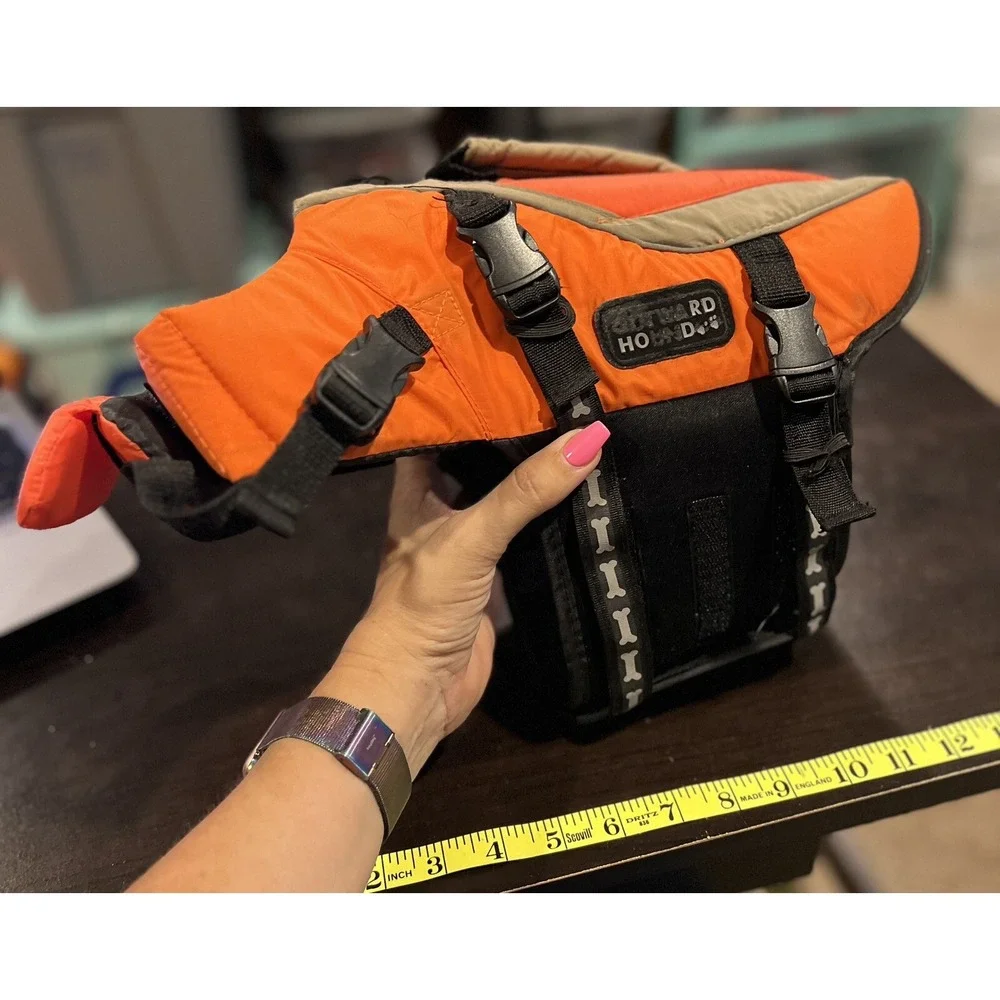 Outward Hound Granby Splash Dog Life‎ Jacket Size Small Safety Preserver Orange